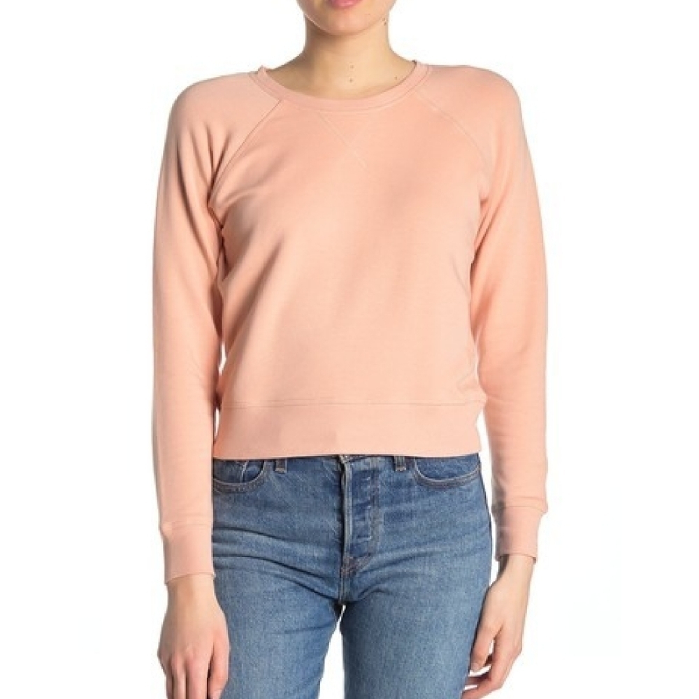 Madewell Women's XXL Fleece Lined Sweatshirt‎ Pullover Preppy